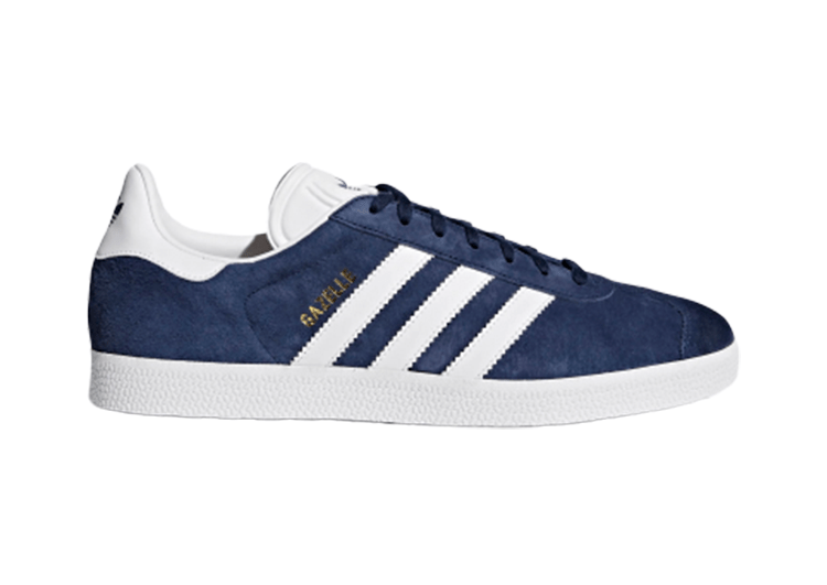 ADIDAS GAZELLE SHOES NAVE-BLUE WHITE – תמונה 3
