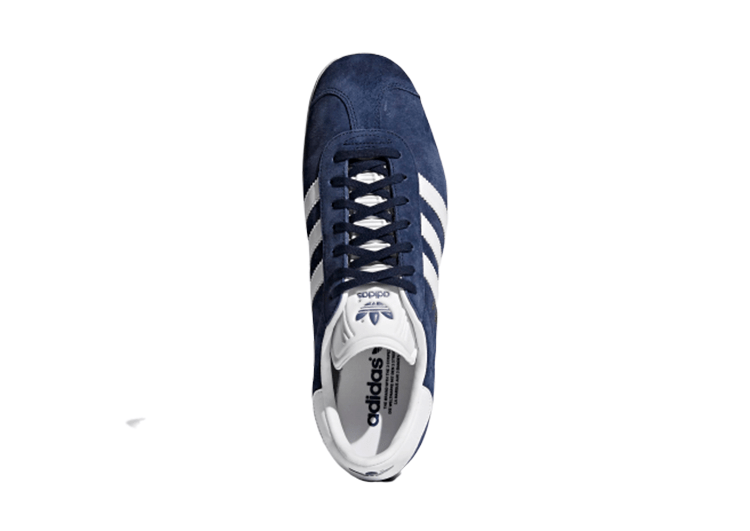 ADIDAS GAZELLE SHOES NAVE-BLUE WHITE – תמונה 4