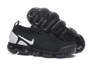 Nike Air Vapor Max Flyknit 2.0W Black White-logo (2)