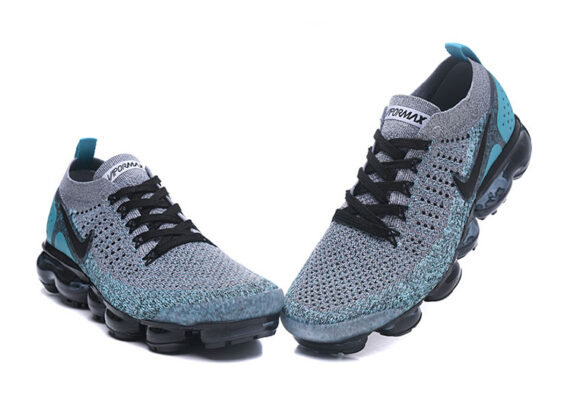 נעלי נייק-Nike Air VaporMax Flyknit Blue Black