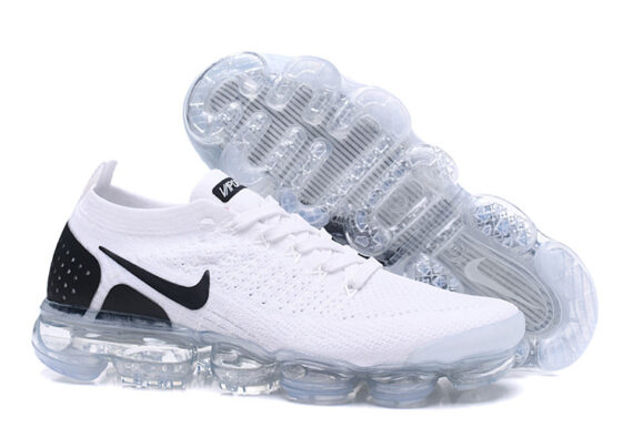 נעלי נייק-Nike Air VaporMax Flyknit 2.0W White Black