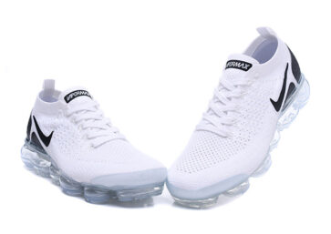 Nike Air Vapor Max Flyknit 2.0W White Black Logo (2)