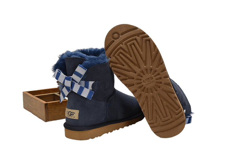 מגפי האגג דגם 3280 סרט פסים UGG STRIPS BOW – תמונה 3