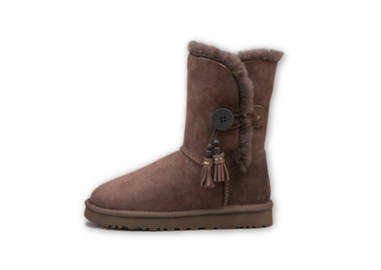 UGG 5851 מגפי האגג דגם כפתור – תמונה 3