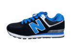 נעלי ניו באלאנס-New Balance 574 BLACK BLUE