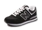 נעלי ניו באלאנס-New Balance 574 BLACK WHITE GRAY