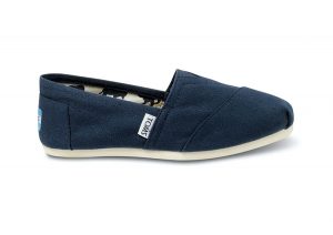 נעלי טומס-TOMS SHOES - CLASSIC NAVY CANVAS (1)