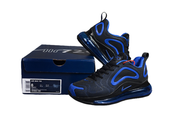 NIKE AIR MAX 720 BLUE - BLACK