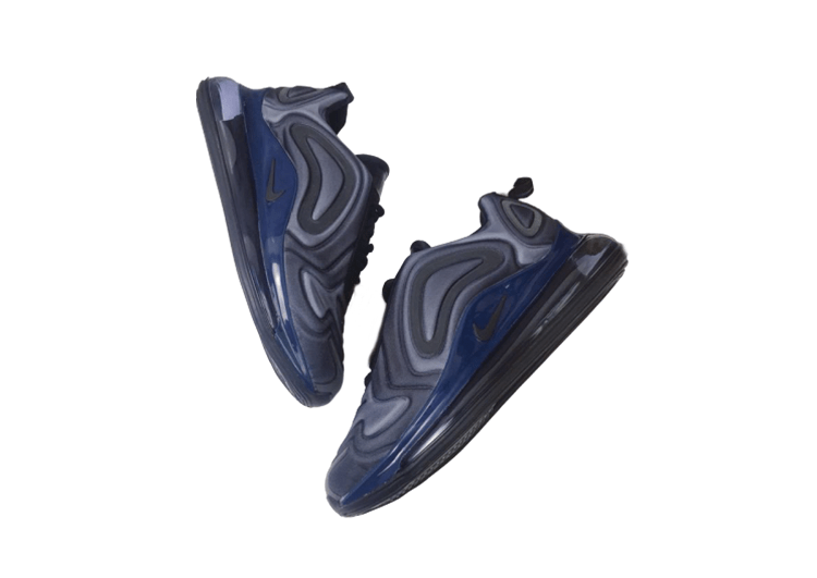 NIKE AIR MAX 720 BLACK - NAVY BLUE – תמונה 3