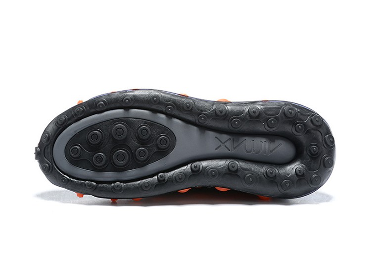 NIKE AIR MAX 720 ISPA BLACK - ORANGE LOGO – תמונה 6