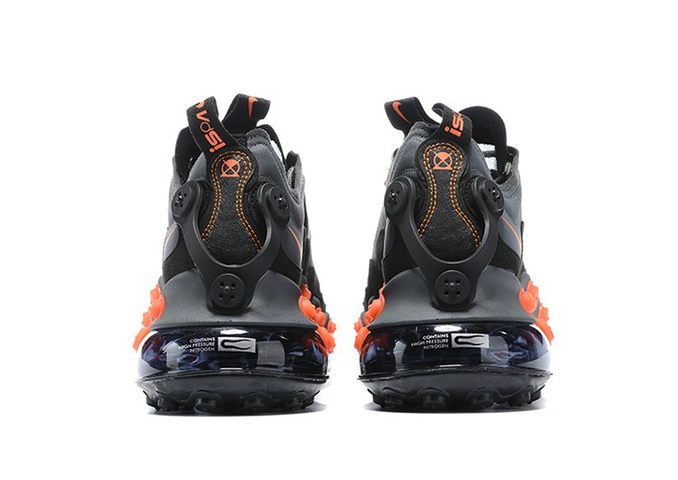NIKE AIR MAX 720 ISPA BLACK - ORANGE LOGO – תמונה 3