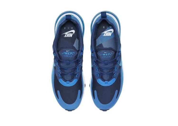 Nike Air Max 270 React NAVY BLUE-BLUE – תמונה 9