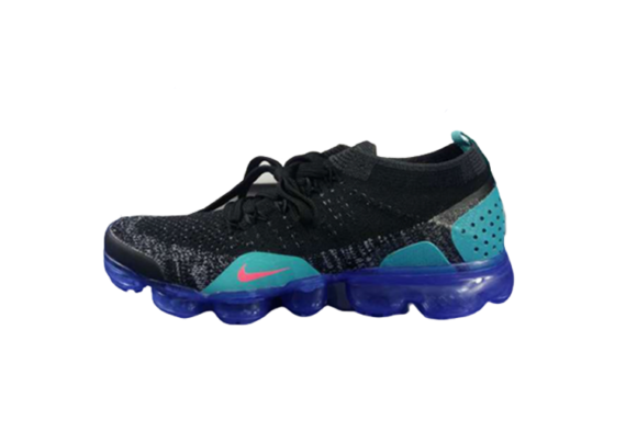 נעלי נייק-Nike Air Vapor Max Flyknit 2.0W BLACK - SKY BLUE