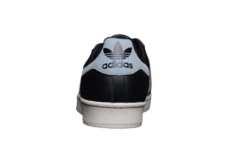 נעלי אדידס-ADIDAS Stan Smith - Black - Light Pink - Sky Blue – תמונה 5