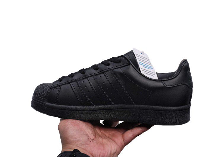 נעלי אדידס-ADIDAS Stan Smith - Black & White Dot – תמונה 4