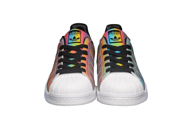 נעלי אדידס-ADIDAS Stan Smith - Black / White / Multi Color – תמונה 7