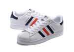 נעלי אדידס-ADIDAS Stan Smith - Shell Head White Dark Blue Red