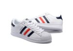 נעלי אדידס-ADIDAS Stan Smith - Shell Head White Dark Blue Red