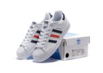 נעלי אדידס-ADIDAS Stan Smith - Shell Head White Dark Blue Red