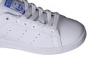 נעלי אדידס-ADIDAS Stan Smith - Suit White - Blue