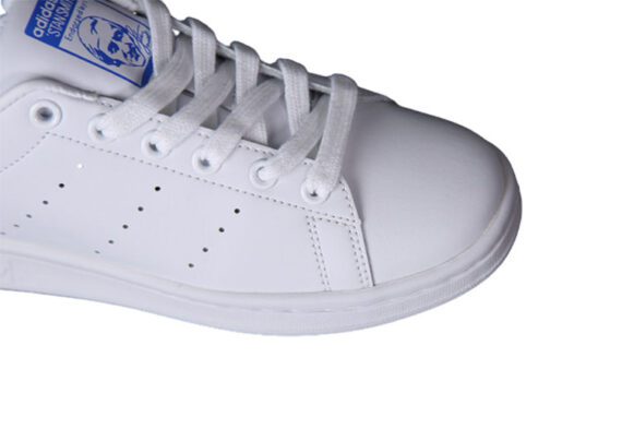 נעלי אדידס-ADIDAS Stan Smith - Suit White - Blue