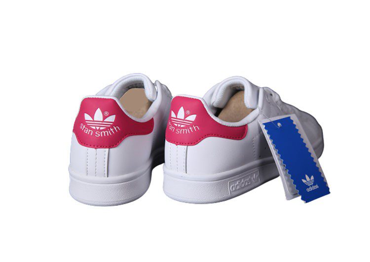 נעלי אדידס-ADIDAS Stan Smith - Suit White Rose Red Tail – תמונה 4