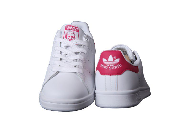 נעלי אדידס-ADIDAS Stan Smith - Suit White Rose Red Tail – תמונה 2