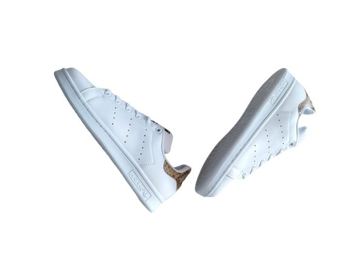 נעלי אדידס-ADIDAS Stan Smith - White - Grain Brown – תמונה 5