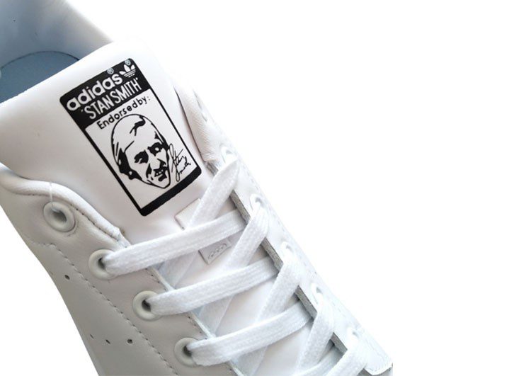 נעלי אדידס-ADIDAS Stan Smith - White - Grain Brown – תמונה 8