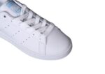 נעלי אדידס-ADIDAS Stan Smith - White Light Blue Tail