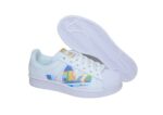 נעלי אדידס-ADIDAS Stan Smith- White-Multi Logo