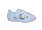 נעלי אדידס-ADIDAS Stan Smith- White-Multi Logo