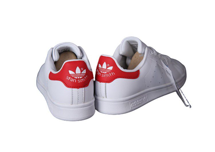 נעלי אדידס-ADIDAS Stan Smith - White Red Tail – תמונה 4