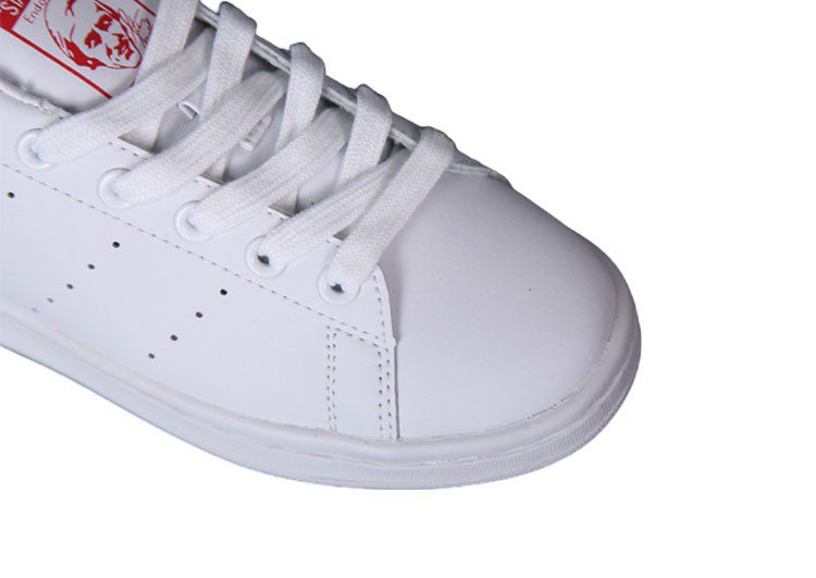 נעלי אדידס-ADIDAS Stan Smith - White Red Tail – תמונה 7