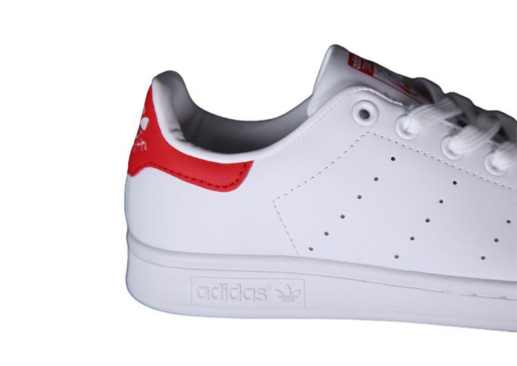 נעלי אדידס-ADIDAS Stan Smith - White Red Tail – תמונה 8