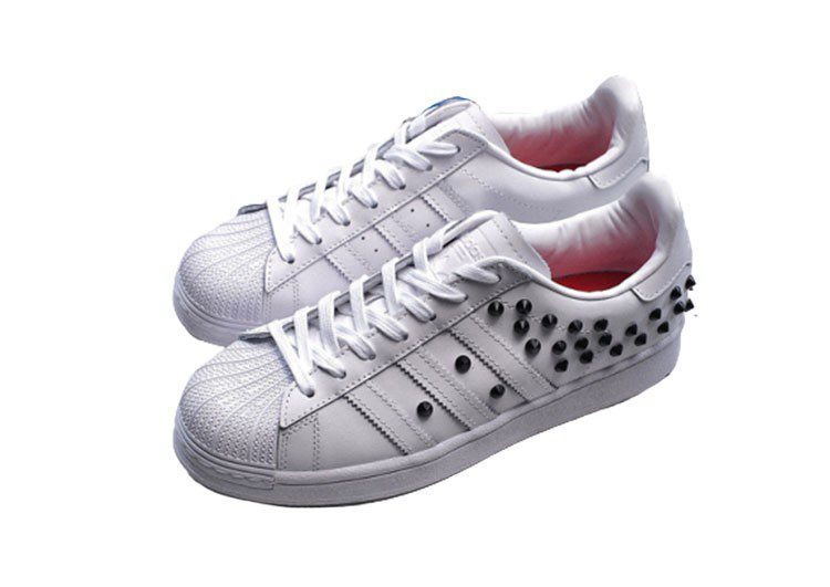 נעלי אדידס-ADIDAS Stan Smith - White willow Nails – תמונה 2
