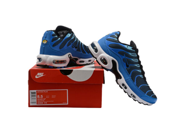נעלי נייק-NIKE AIR MAX PLUS TN-BLUE-BLACK LOGO