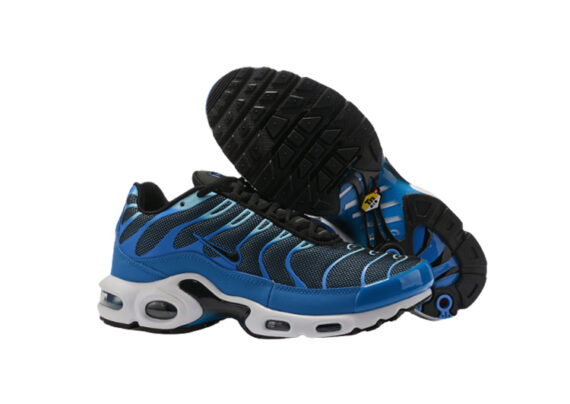 נעלי נייק-NIKE AIR MAX PLUS TN-BLUE-BLACK LOGO