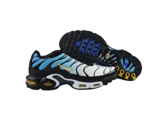 נעלי נייק-NIKE AIR MAX PLUS TN-WHITE-BLUE-BLACK