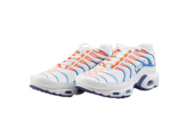 NIKE AIR MAX PLUS TN-WHITE-ORANGE -LIGHT BLUE (3)