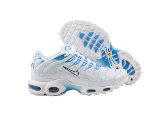 נעלי נייק-NIKE AIR MAX PLUS TN-WHITE-SKY BLUE