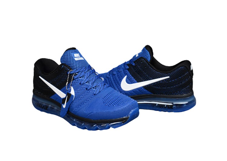 נעלי נייק-Nike Air Max 2017- CERULEAN BLUE- BLACK RUSSIAN – תמונה 2