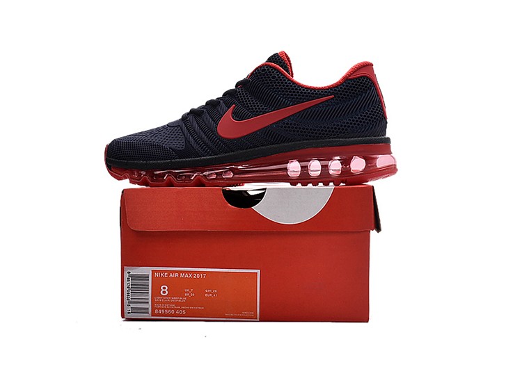 נעלי נייק-Nike Air Max 2017- GUARDSMAN RED- BLACK RUSSIAN – תמונה 3