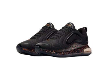 Nike Air Max 720 Black & ORG Logo-4