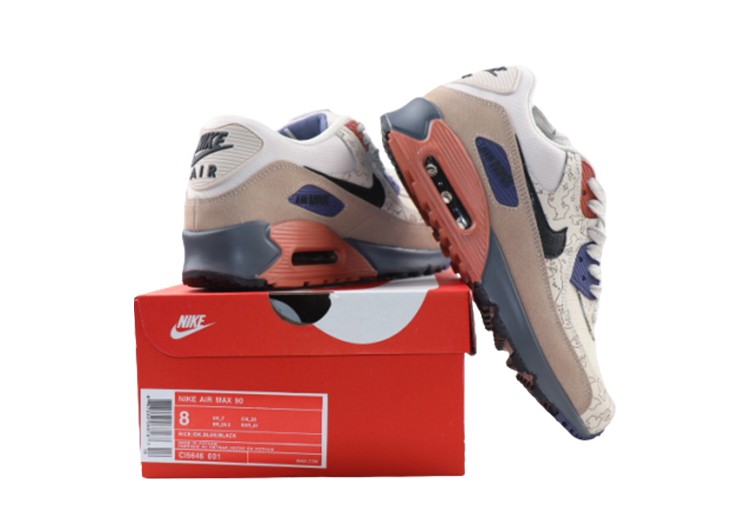 נעלי נייק-Nike Air Max 90 HEMP-SPRING WOOD – תמונה 3