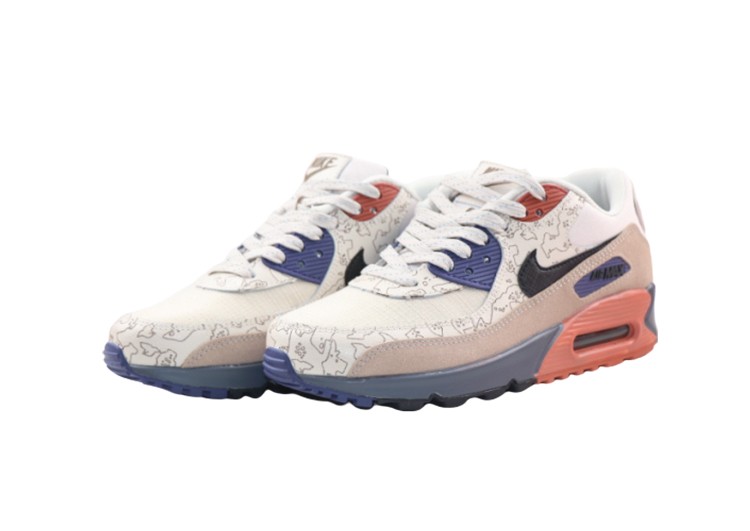 נעלי נייק-Nike Air Max 90 HEMP-SPRING WOOD – תמונה 2
