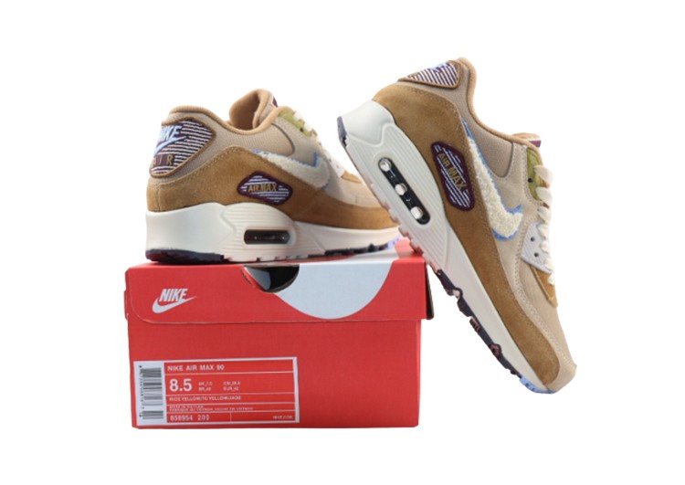 נעלי נייק-Nike Air Max 90 MUDDY WATERS- SANDRIFT – תמונה 3