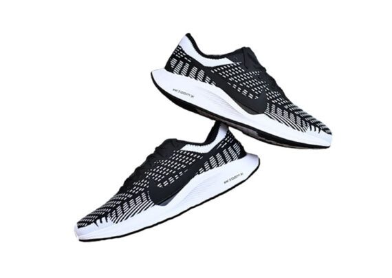 נעלי נייק-NIKE AIR ZOOM PEGASUS 36 - Gray & Black Logo