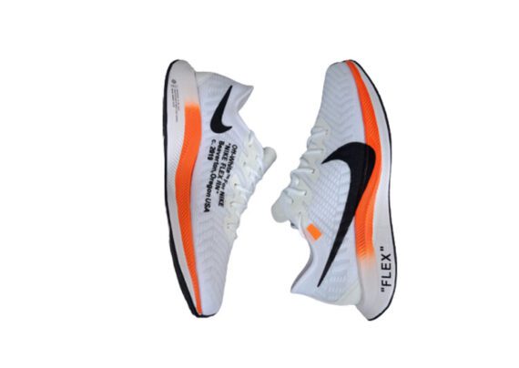 נעלי נייק-NIKE AIR ZOOM PEGASUS 36 - White & ORG