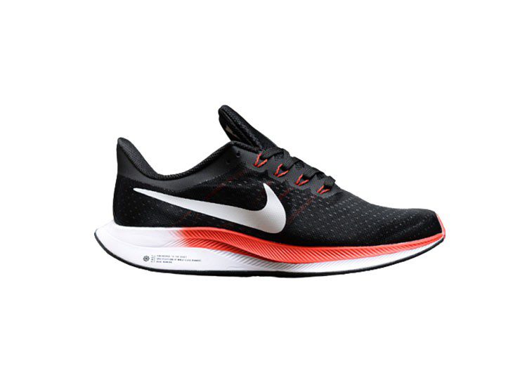 נעלי נייק-Nike Zoom Pegasus 35 Black Russian-Fire Brick – תמונה 2